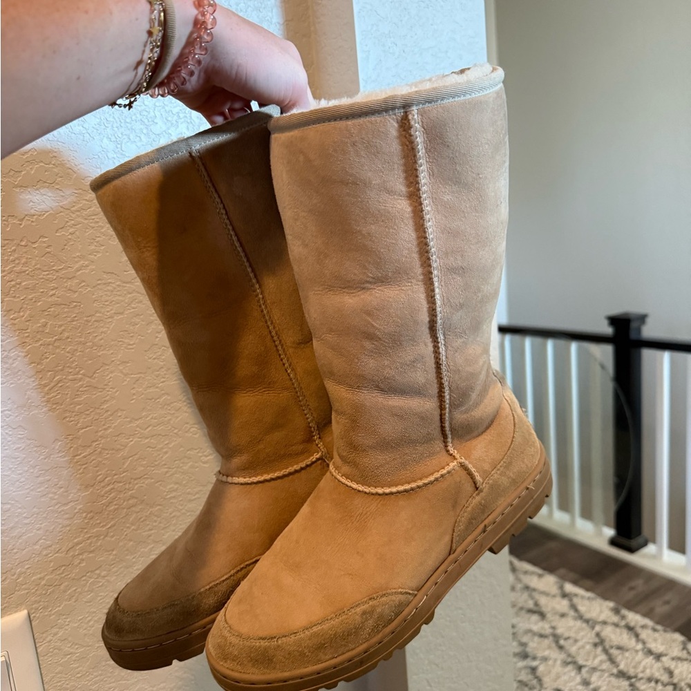 Brown Tall Ugg boots